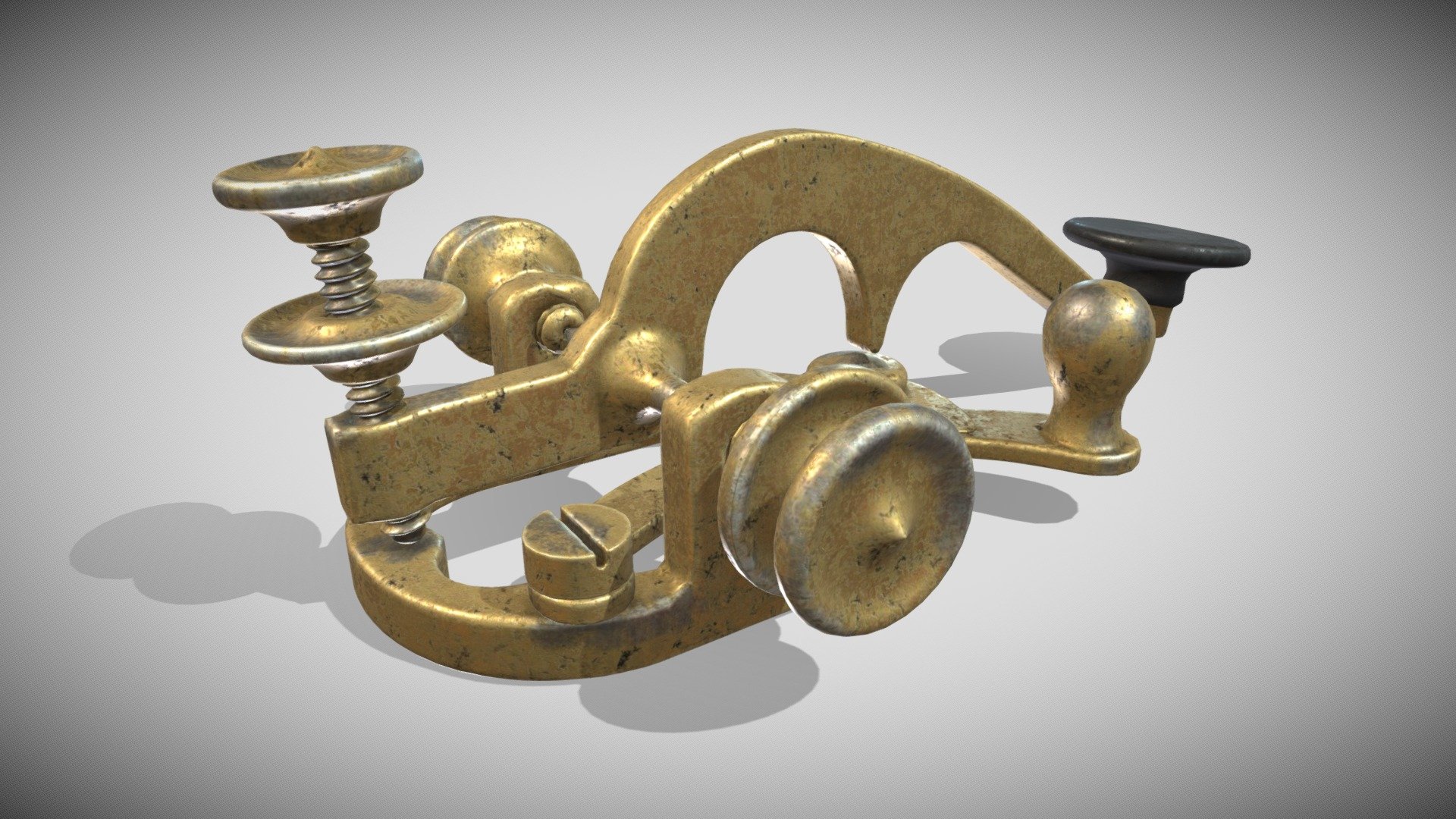 Old Telegraph Key Download Free 3d Model By Francesco Coldesina Topfrank2013 [bc18bf9