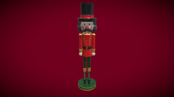 Stylized Nutcracker 3D Model