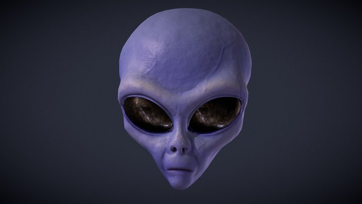 Ufo Head Anim 3D Model