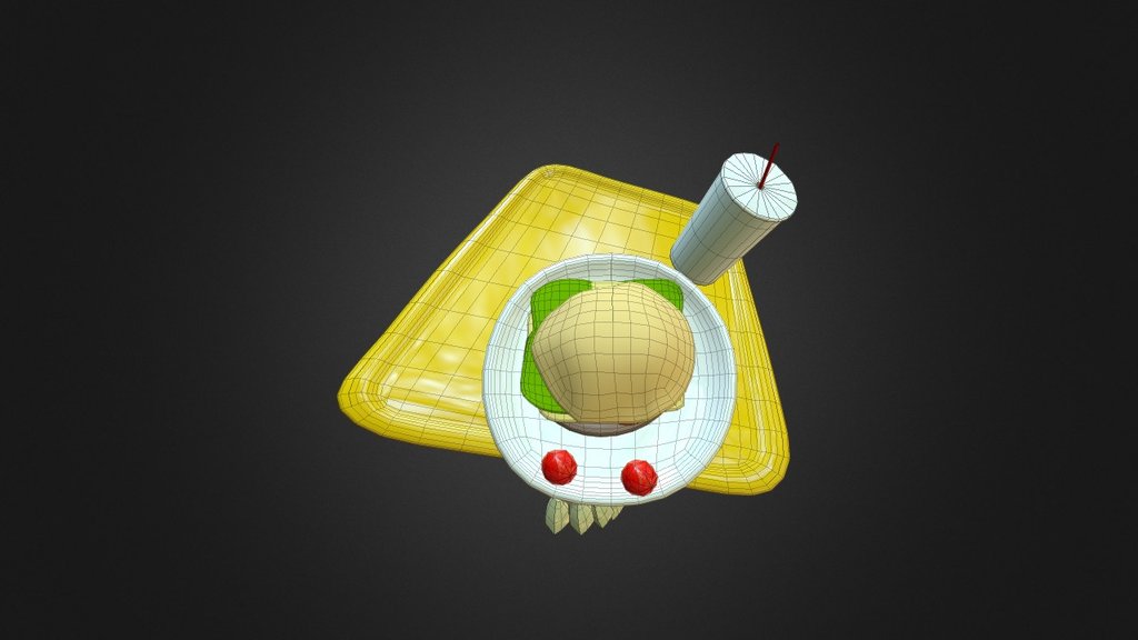 Burger brain — Sketchfab embed 3D viewer