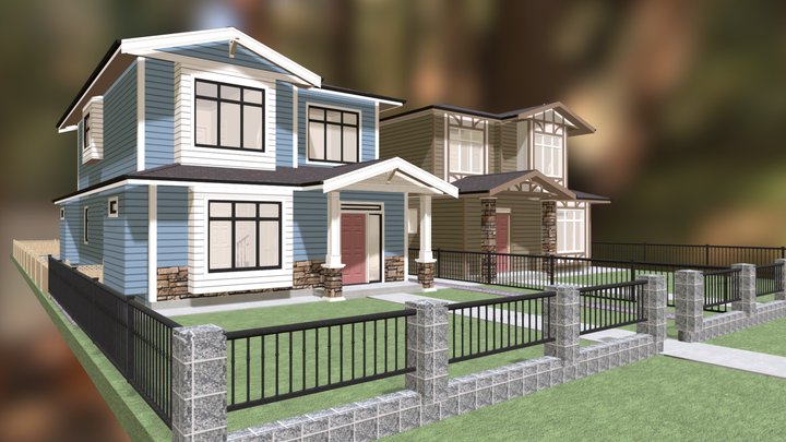 Hurst St, Burnaby, BC 3D Model