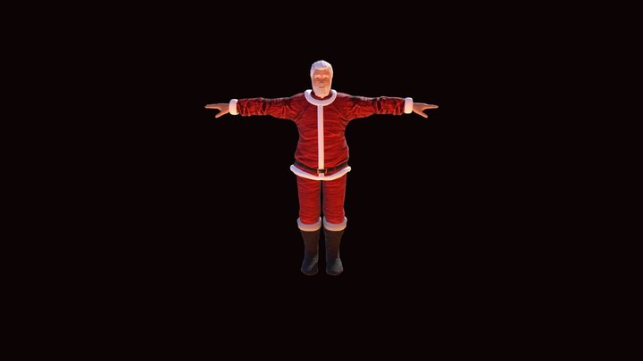 Santa Claus 3D Model
