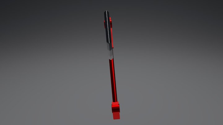 Sci-fi Battleaxe 3D Model