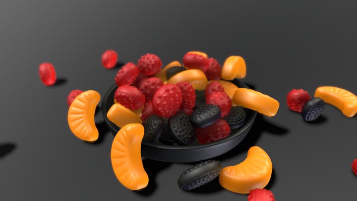 3December2020 - Day 10 - Candy – Free 3D Model STL
