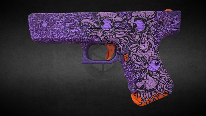 CS2_custom skin 3D Model