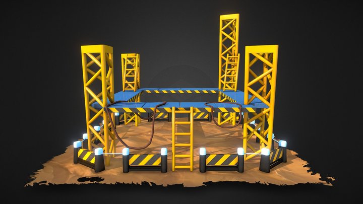 Galaxy Life - Worker Structure 3D Model