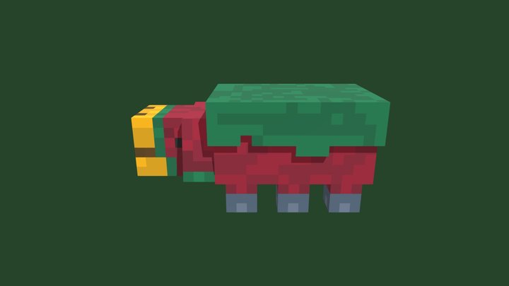 Sniffer MINECRAFT 3D Model