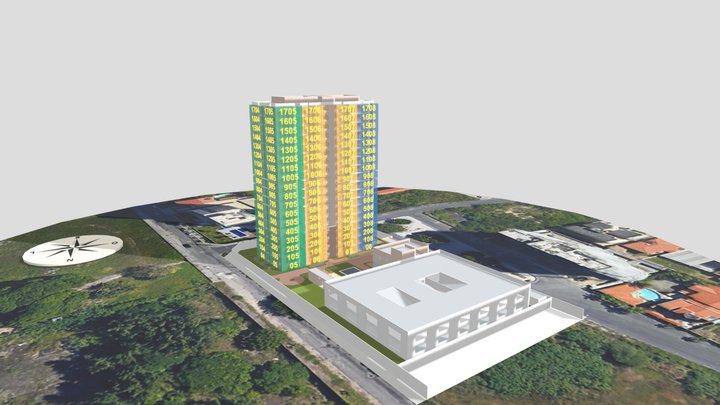 Oasys Habitat Club - Tabela de Unidades 3D Model