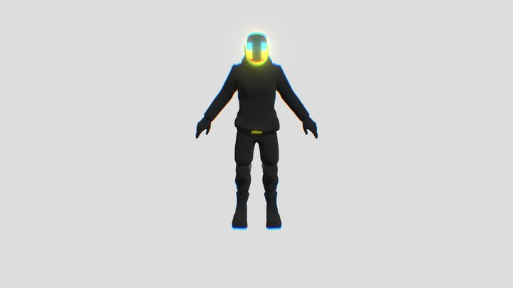 Guy Manuel - Daft Punk 3D Model