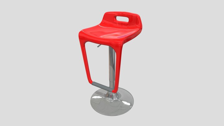 bar stool-2 3D Model