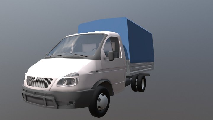 Gazel draft 3D Model