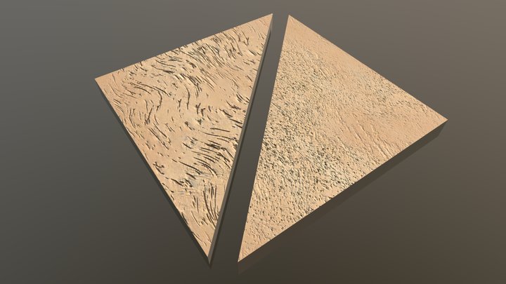 Material Preview: Two Levels of Ivory 3D Model