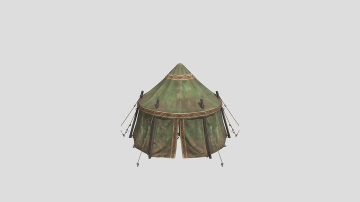 Ottoman Siege Tent 3D Model