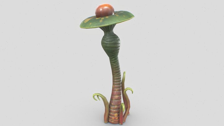 Alien plant 3D Model