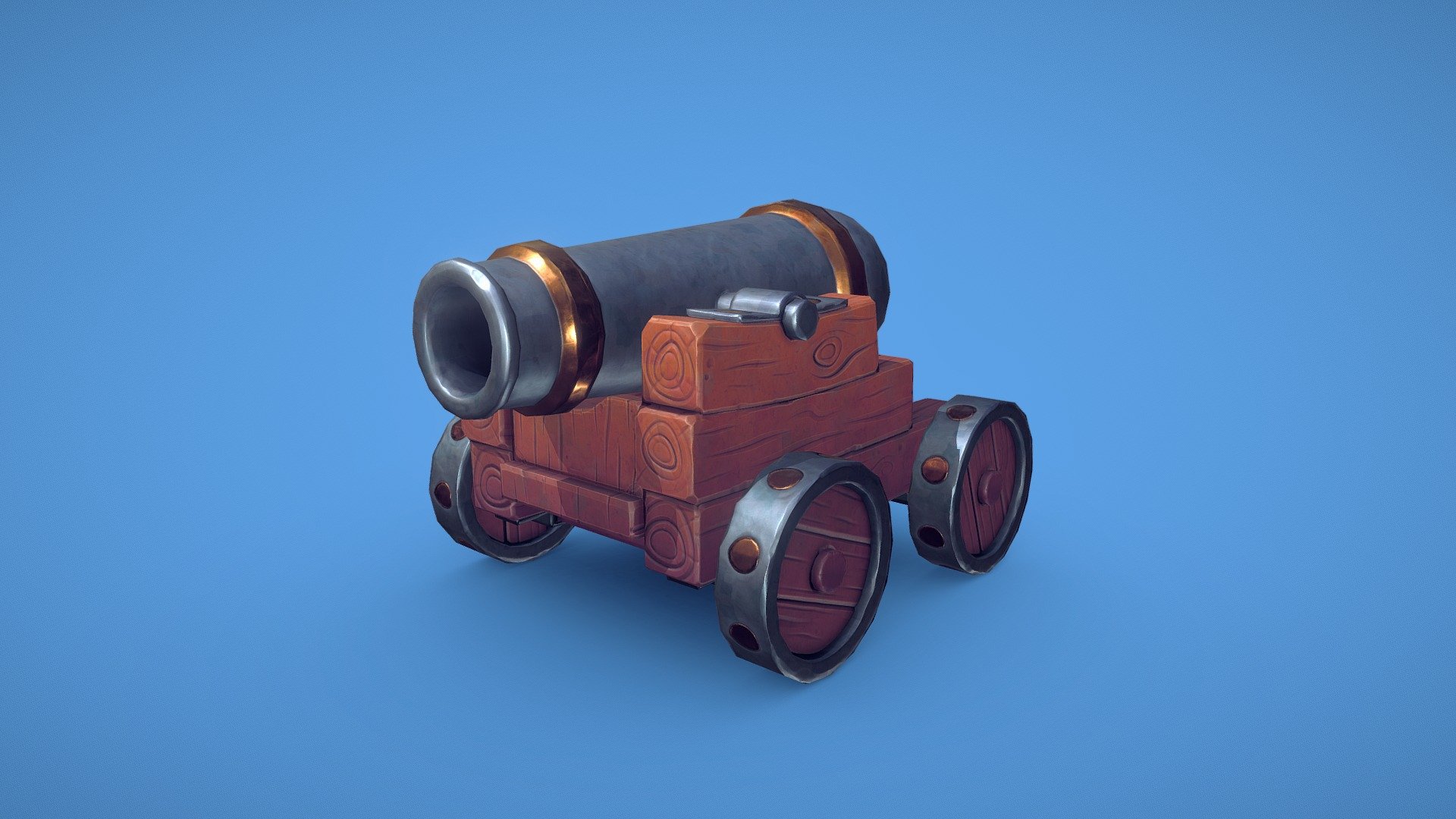 Stylized cannon - Download Free 3D model by NinKorr3D [bc20a60] - Sketchfab