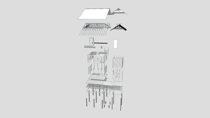 15 draft แยกส่วน 3D Model