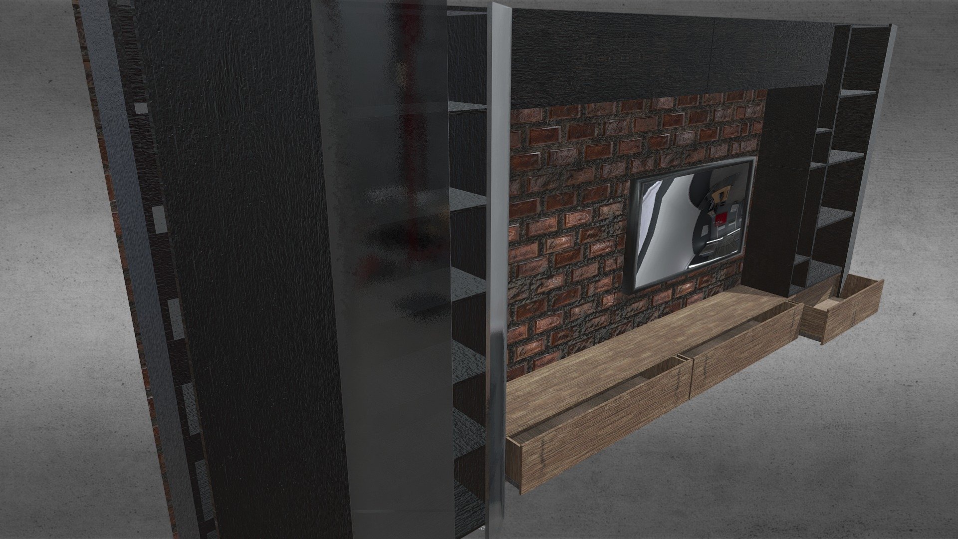 Modern Furnished Wall