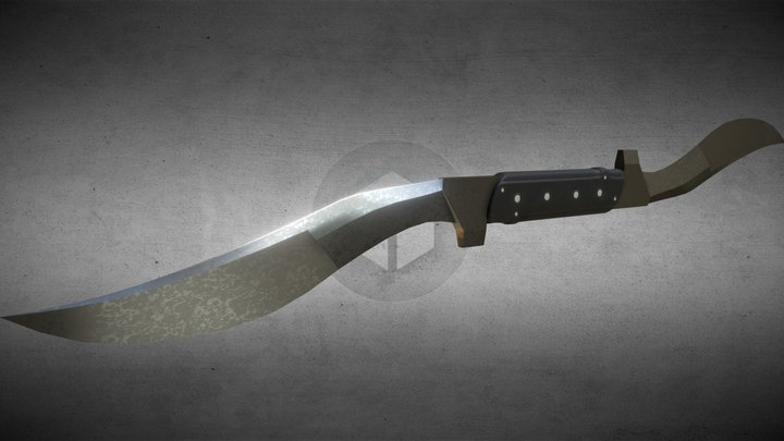 Haladie - Kukri style 3D Model