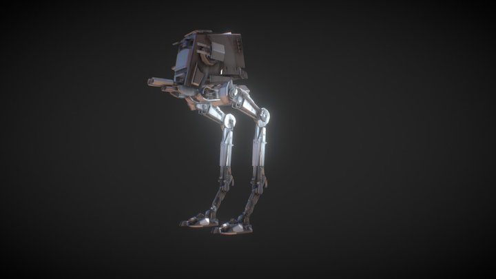 AT-ST Star Wars 3D Model