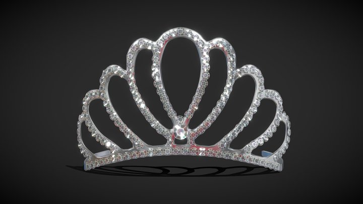 Princess Crown / Princess Tiara 3D Model