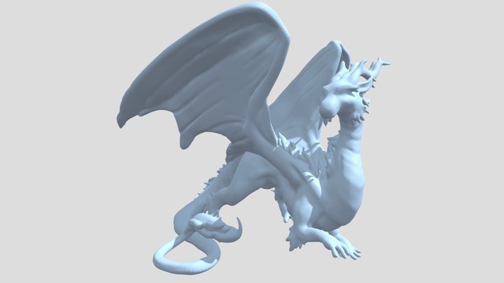 Flight Rising imperial dragon 3D Model