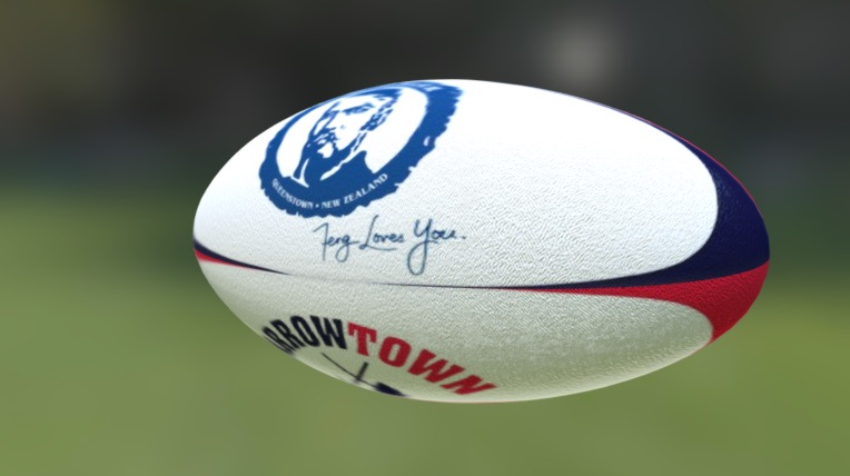 Arrowtown 3d Rugby Ball Mockup - 3D model by LeslieRugby ...
