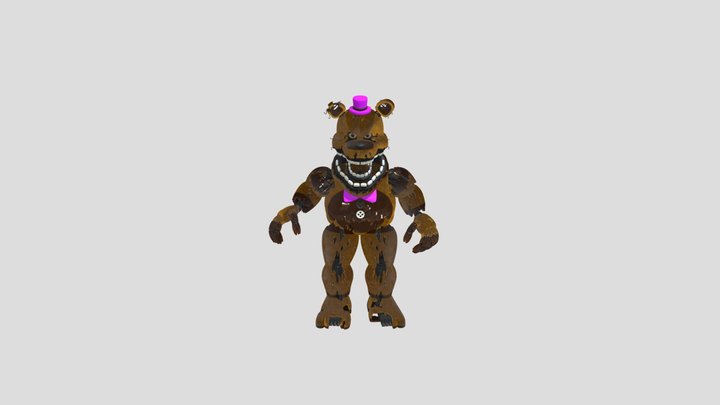 FredbearV3Rigged 3D Model