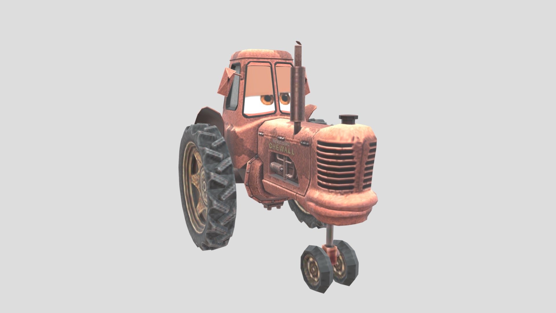 Cars 2 TVG - Tractor - Download Free 3D model by SMF Features Developed ...