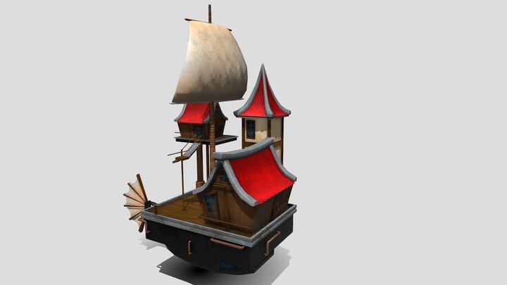 Flying House - Worldskills 2022 3D Model