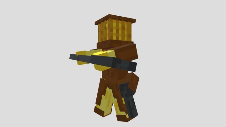 minecraft Breakper Trooper 3D Model