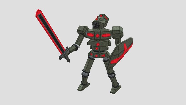 Mecha Knight 3D Model