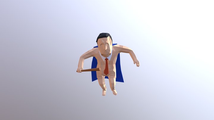 PENTASPACE #9 - Dancing Mario 3D Model