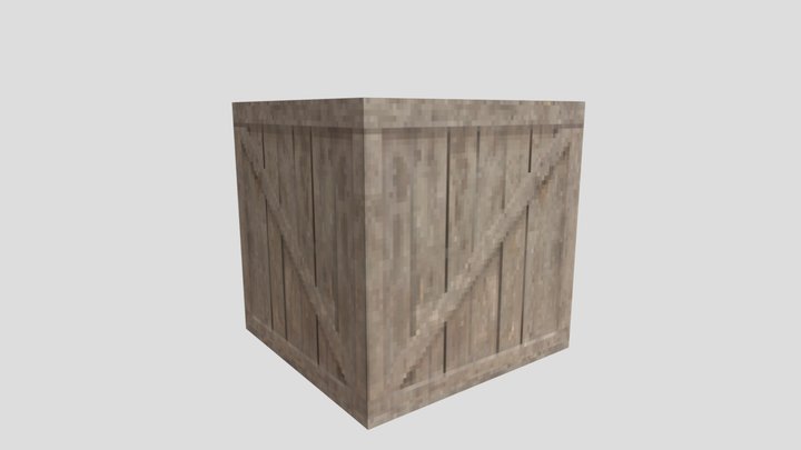 PSX Wooden Box 3D Model