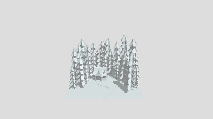 Cabin In The Woods 3D Model