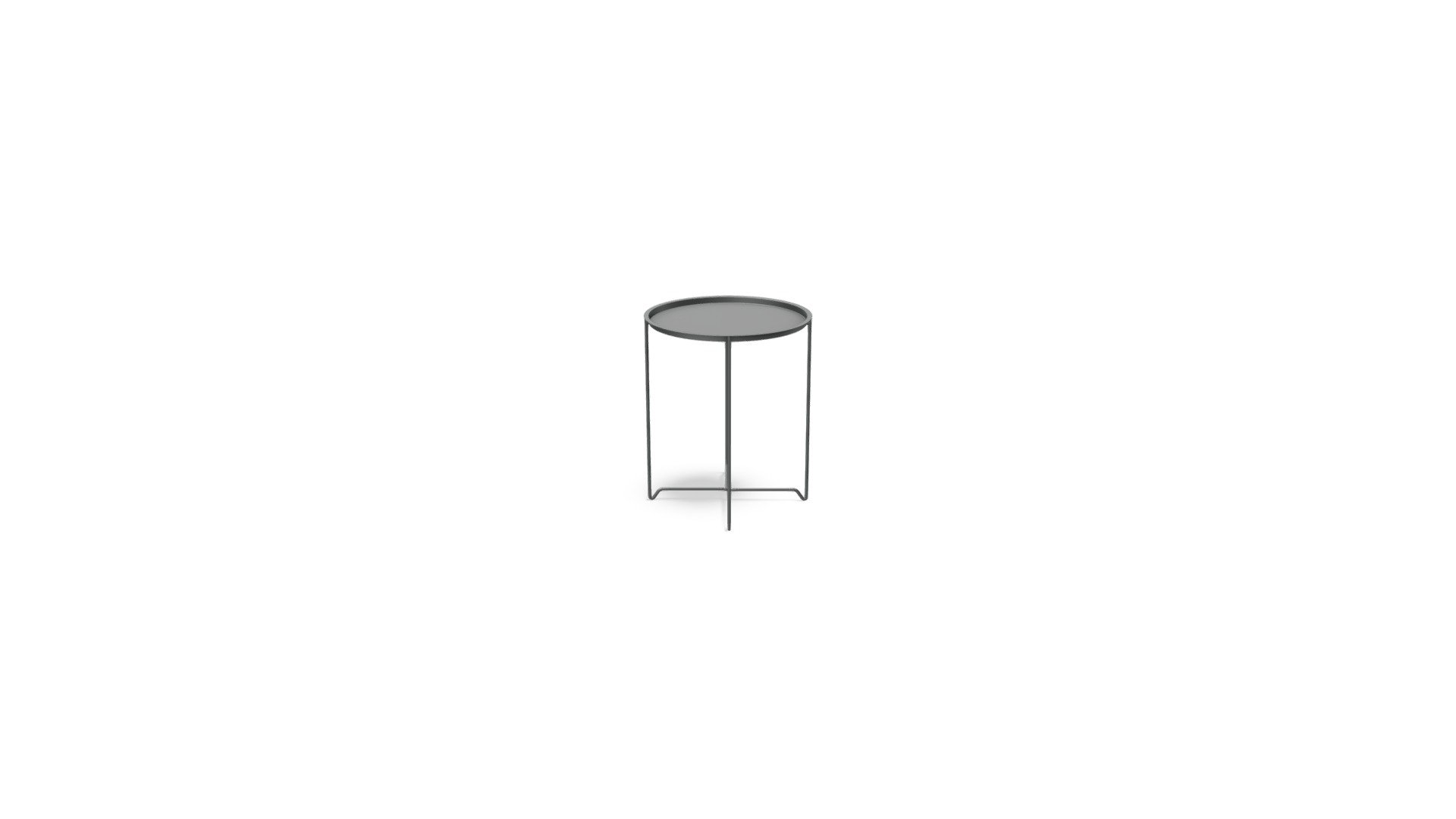 Tango Folding Tray Table, Light Grey