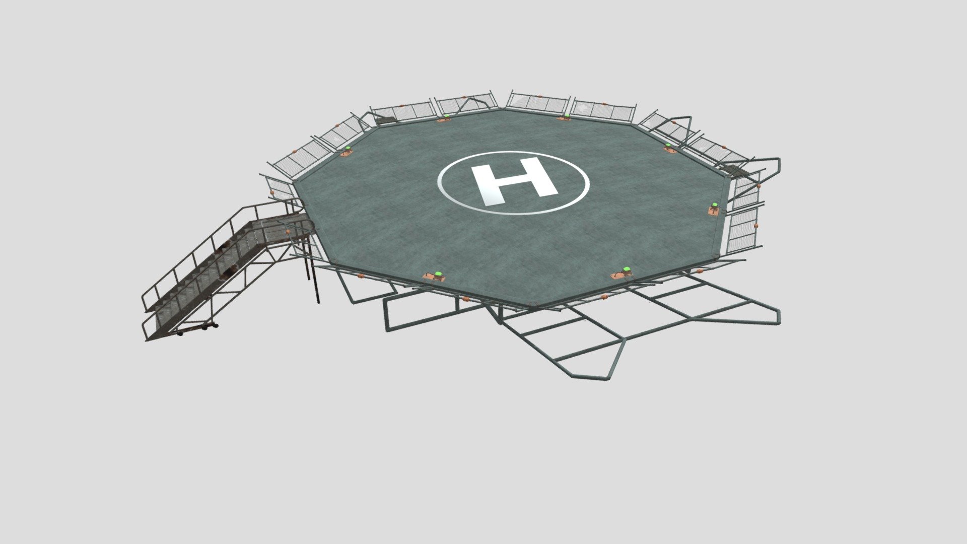 Helipad - Download Free 3D model by Veterock (@windofglass) [bc2b0be ...