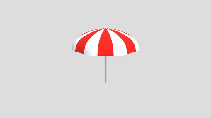 Beach umbrella 3D Model