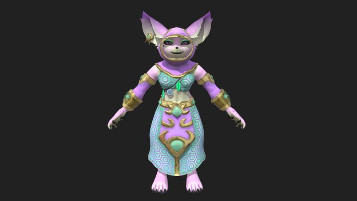 Vulpera Character 3D Model