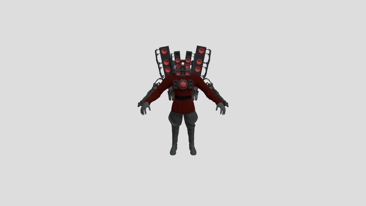 Speaker man titan 3D Model
