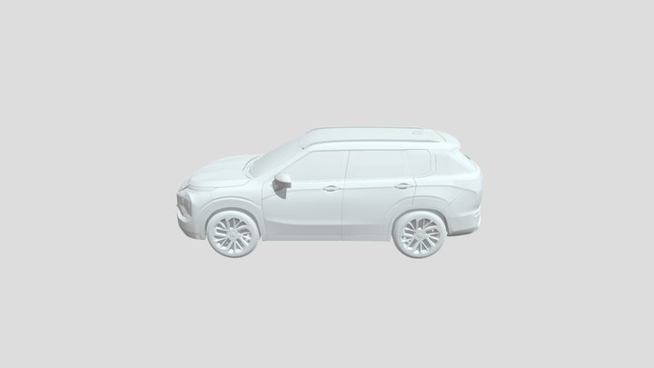 Mitsubishi Outlander 2022 – Kostenloses 3D-Modell STL