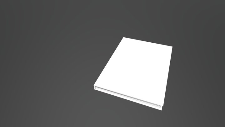 Book (Low Poly) 3D Model