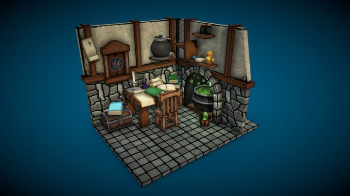 Potion Brewing Room 3D Model