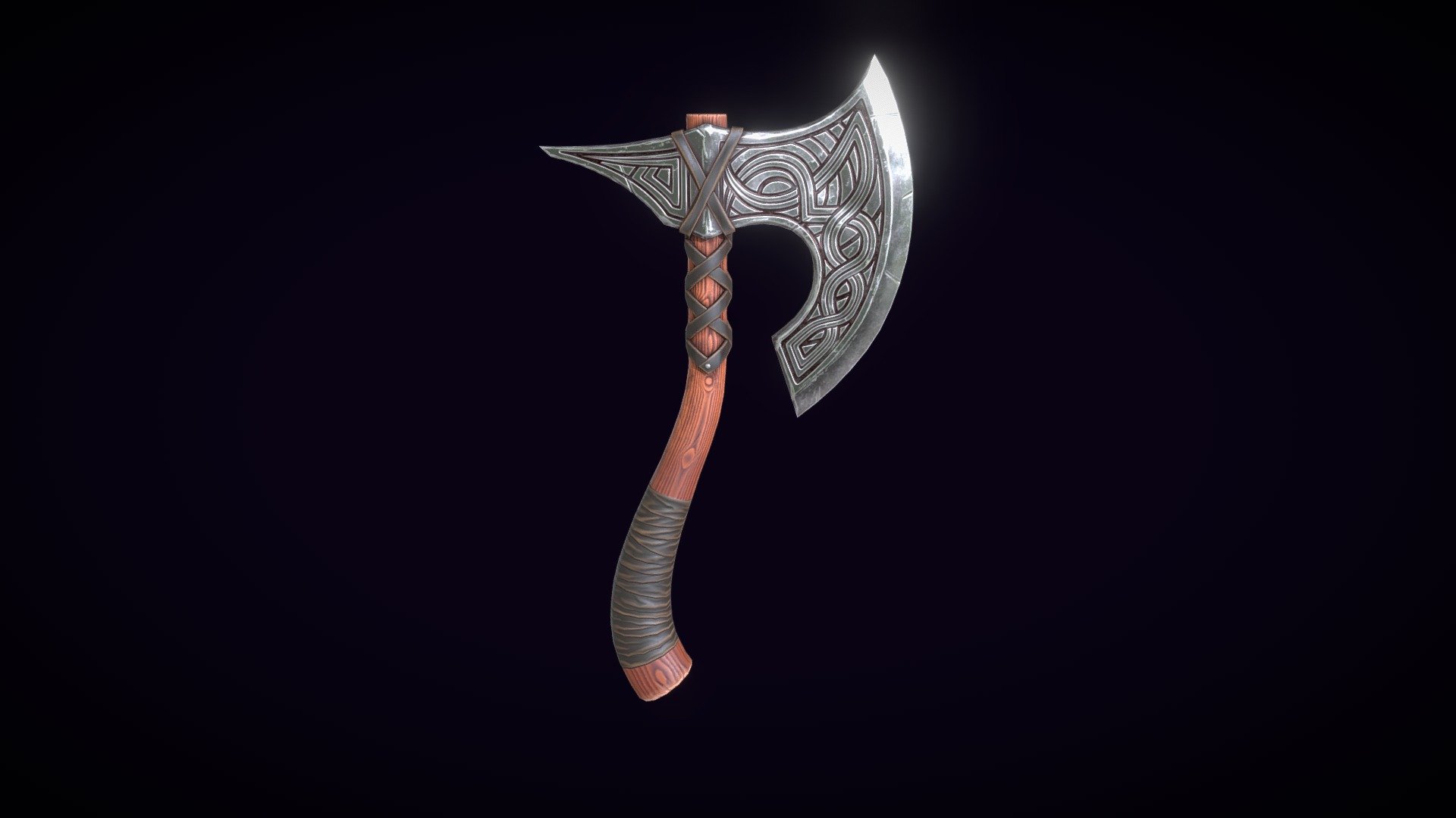 Viking Axe - 3D model by Danfex [bc2f475] - Sketchfab