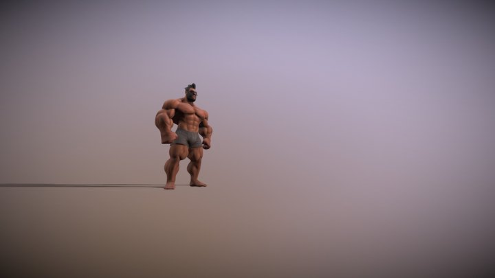Body Builder 3D Model