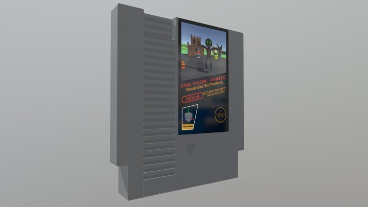 Game Cartridge 3D Model