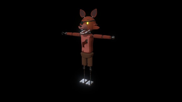 Tasks at Freddy's - Foxy 3D Model
