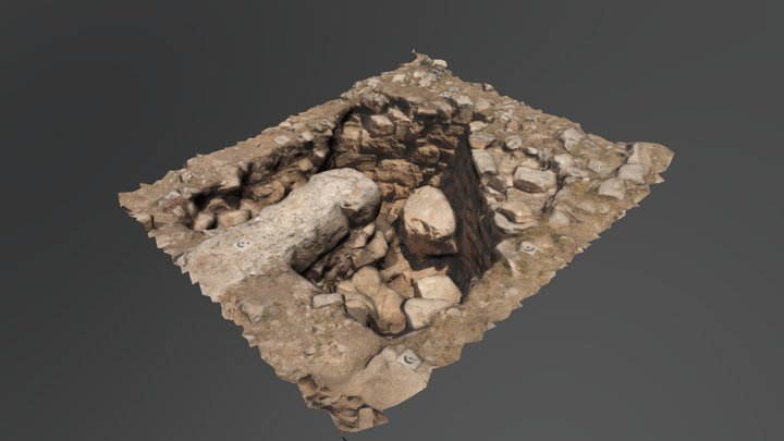 Trench 2 (mid way through excavations) 3D Model