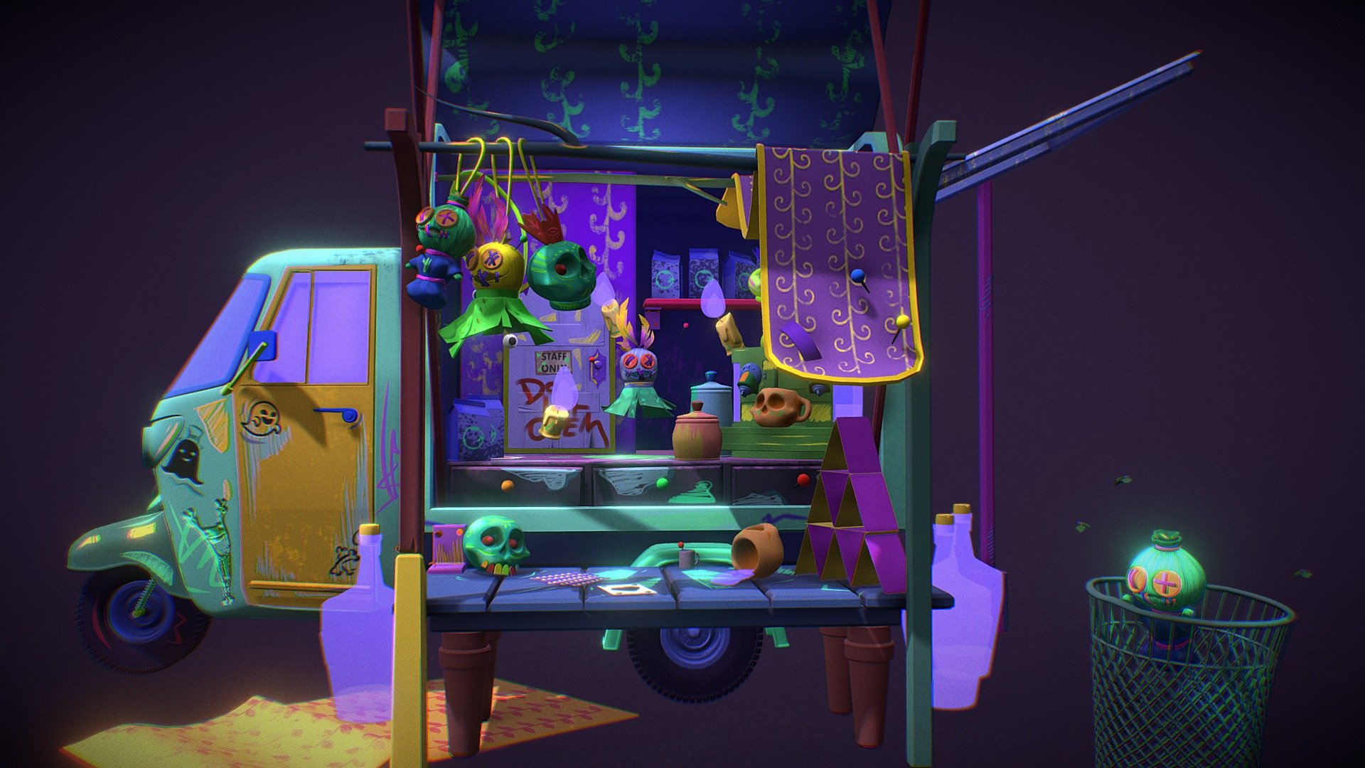 Soul Cafe 3D model by Ale.ba [bc31967] Sketchfab