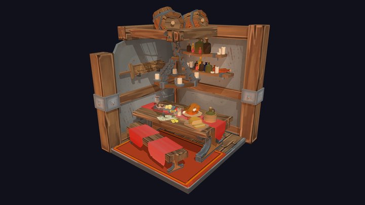 DAE Crib - Emilija's tavern 3D Model