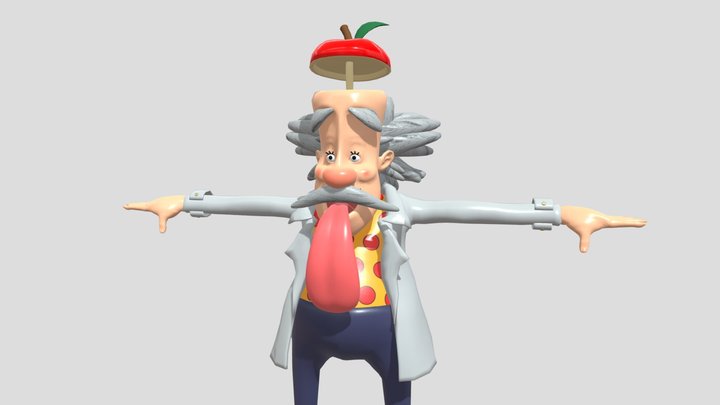 [One Piece] Vega Punk Character(Good Topology) 3D Model